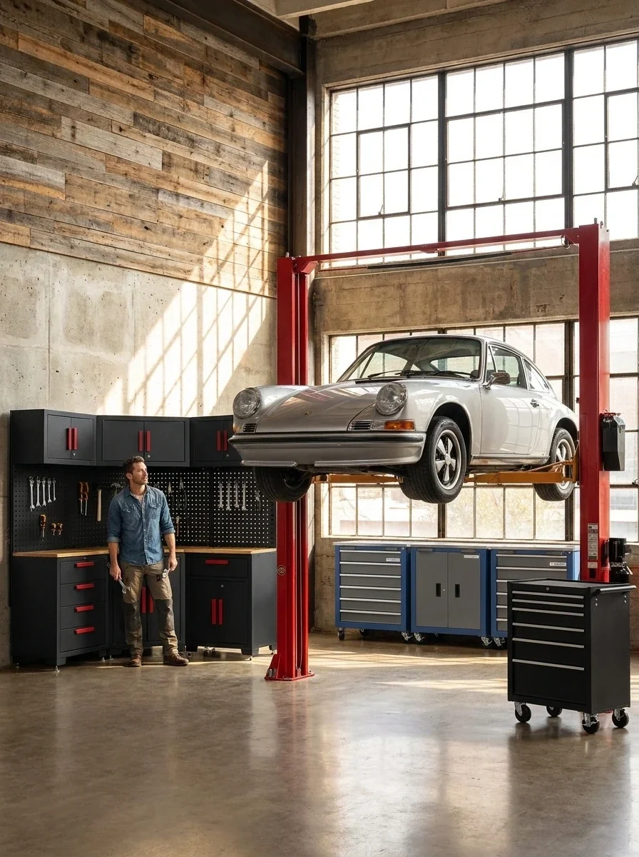 Elite Man Cave HQ - Local Pros From heavy-duty garage cabinets and workbenches to car lifts and tool chests